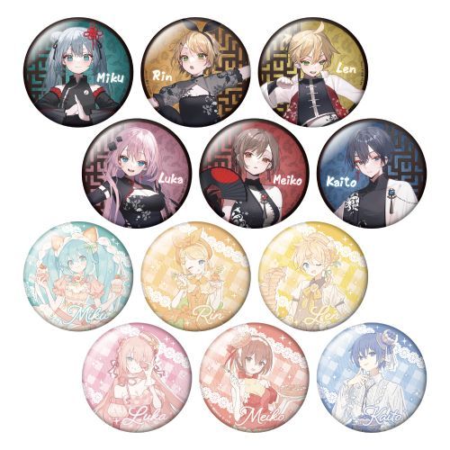 Hatsune Miku 39culture 2023 EXTRA PARTY & COSPLAY Trading Big Metallic Can Badge- kitűző
